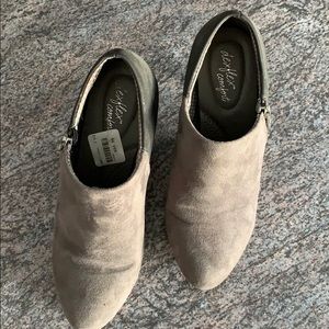 Silver/grey booties all my shoes on sale